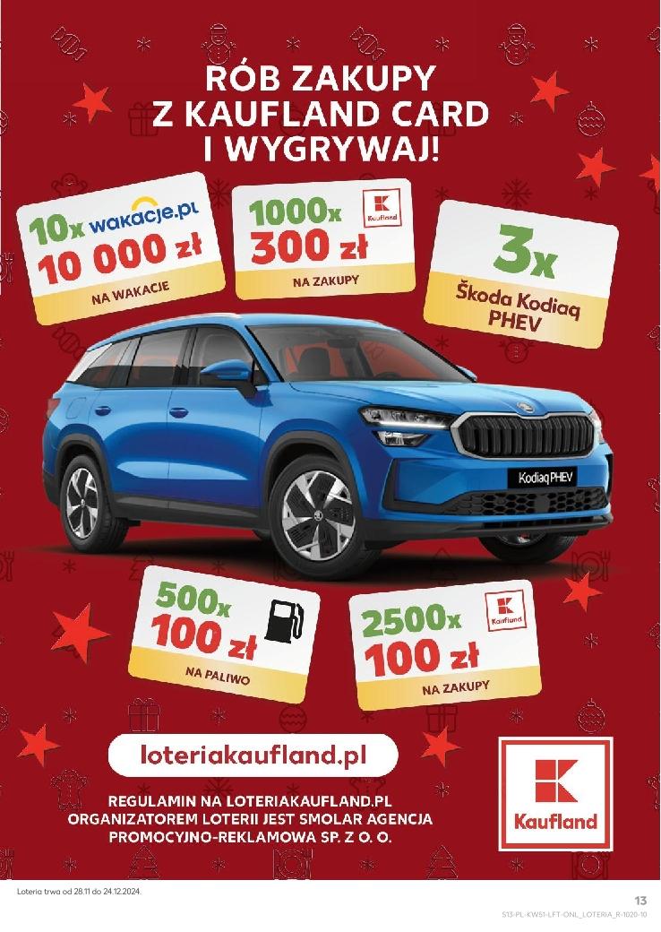 Gazetka promocyjna Kaufland do 24/12/2024 str.13