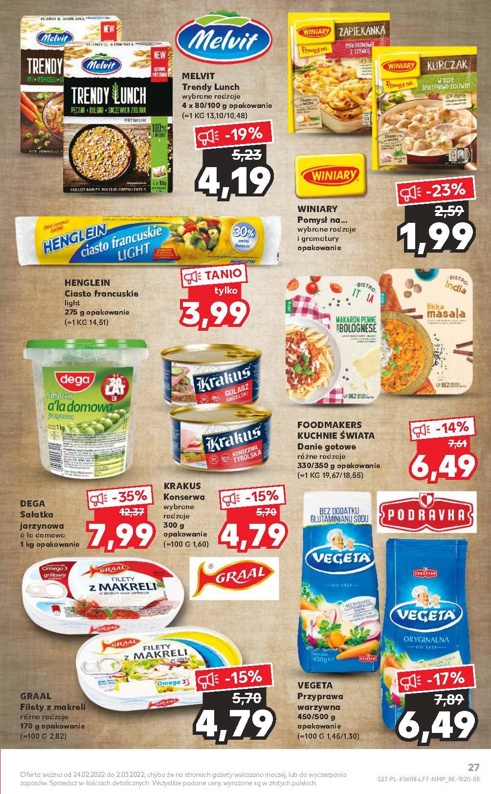 Gazetka promocyjna Kaufland do 02/03/2022 str.27