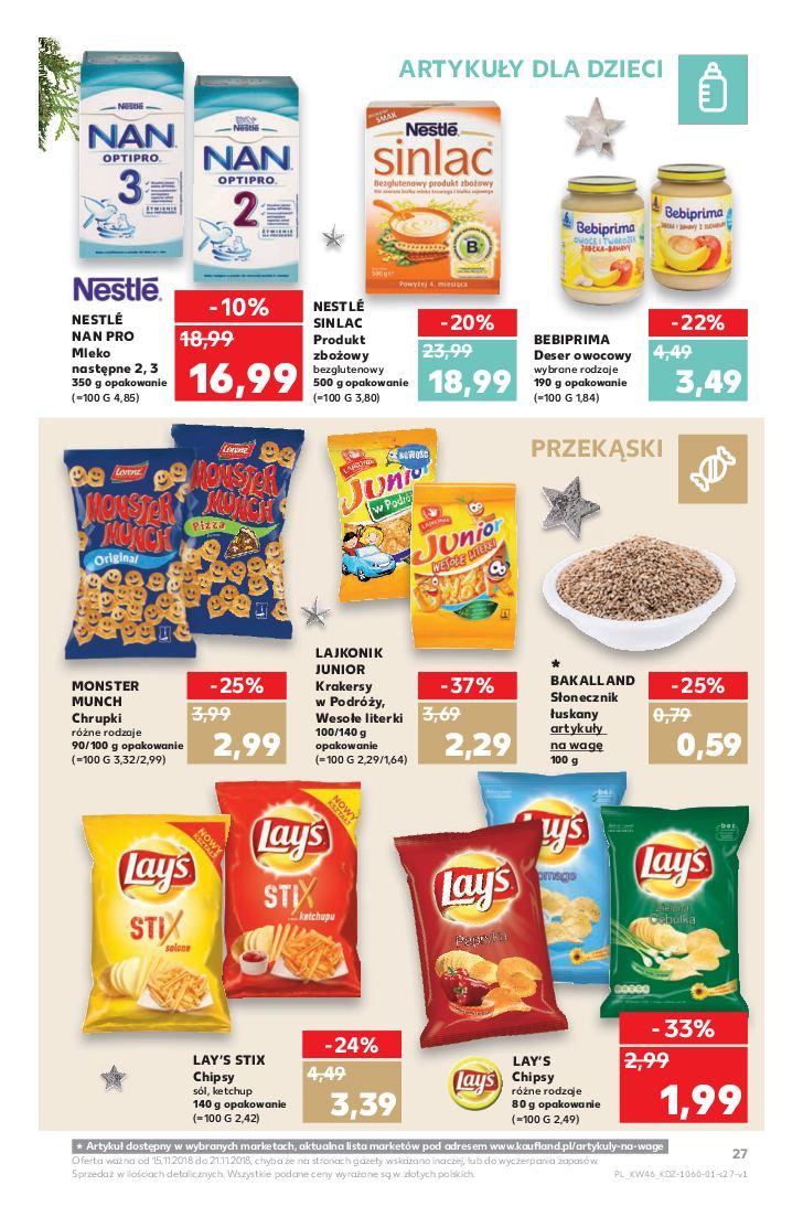 Gazetka promocyjna Kaufland do 21/11/2018 str.27