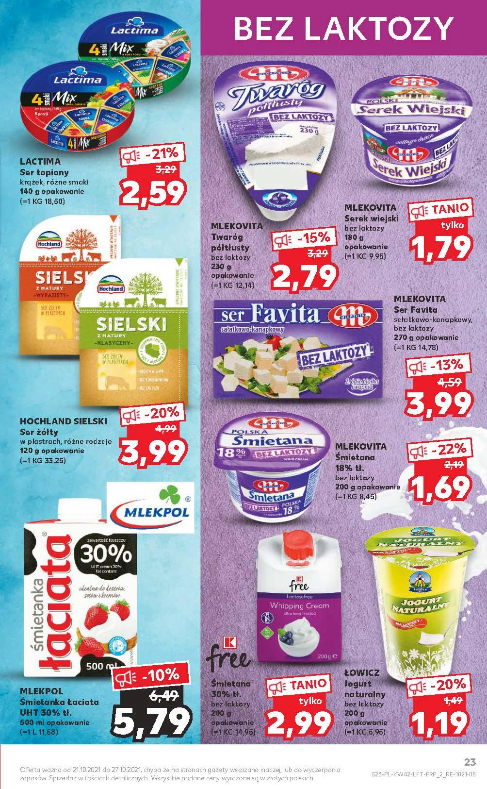 Gazetka promocyjna Kaufland do 27/10/2021 str.23