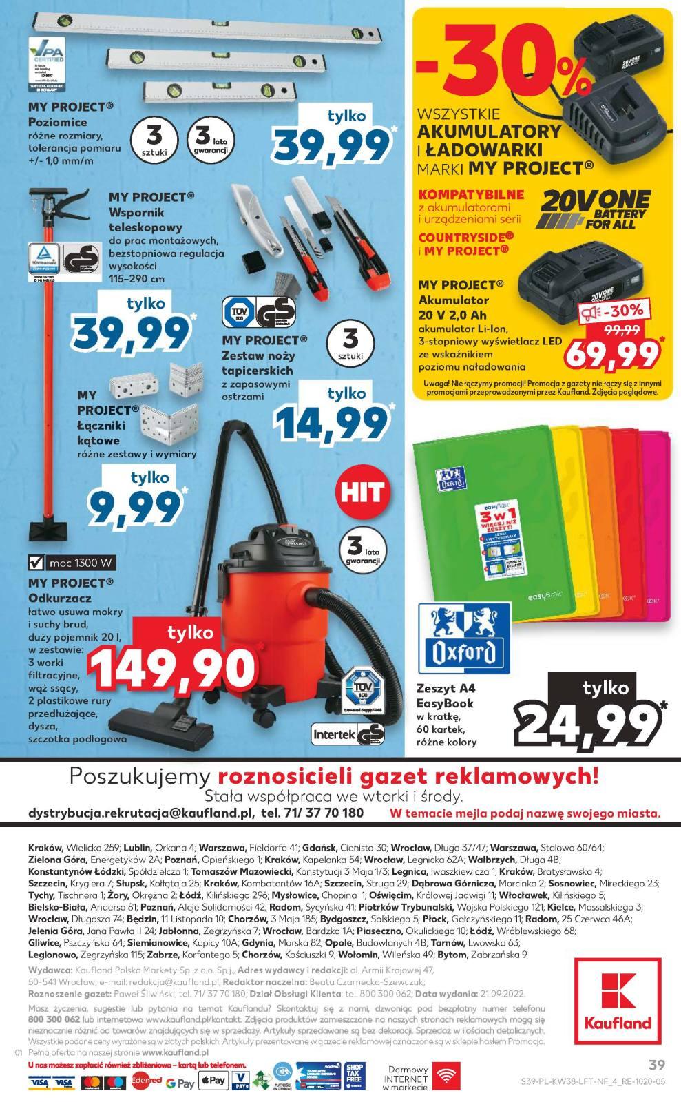 Gazetka promocyjna Kaufland do 28/09/2022 str.39