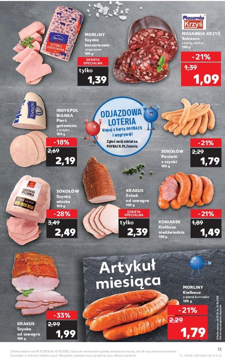 Gazetka promocyjna Kaufland do 10/10/2018 str.13