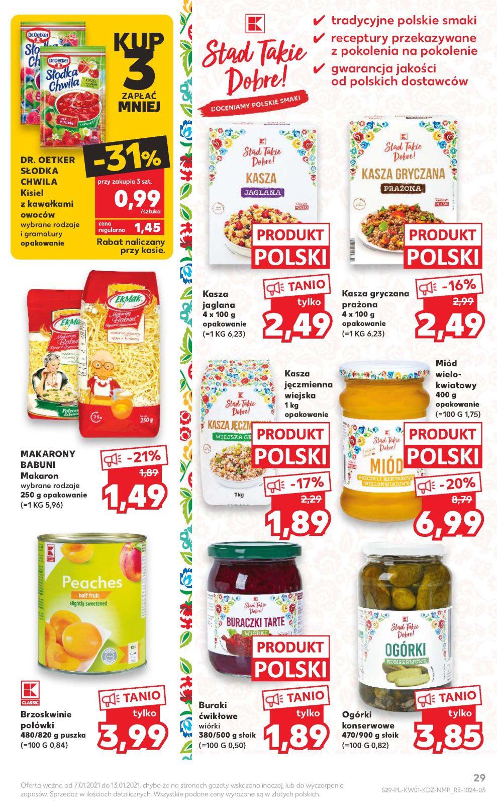 Gazetka promocyjna Kaufland do 13/01/2021 str.29