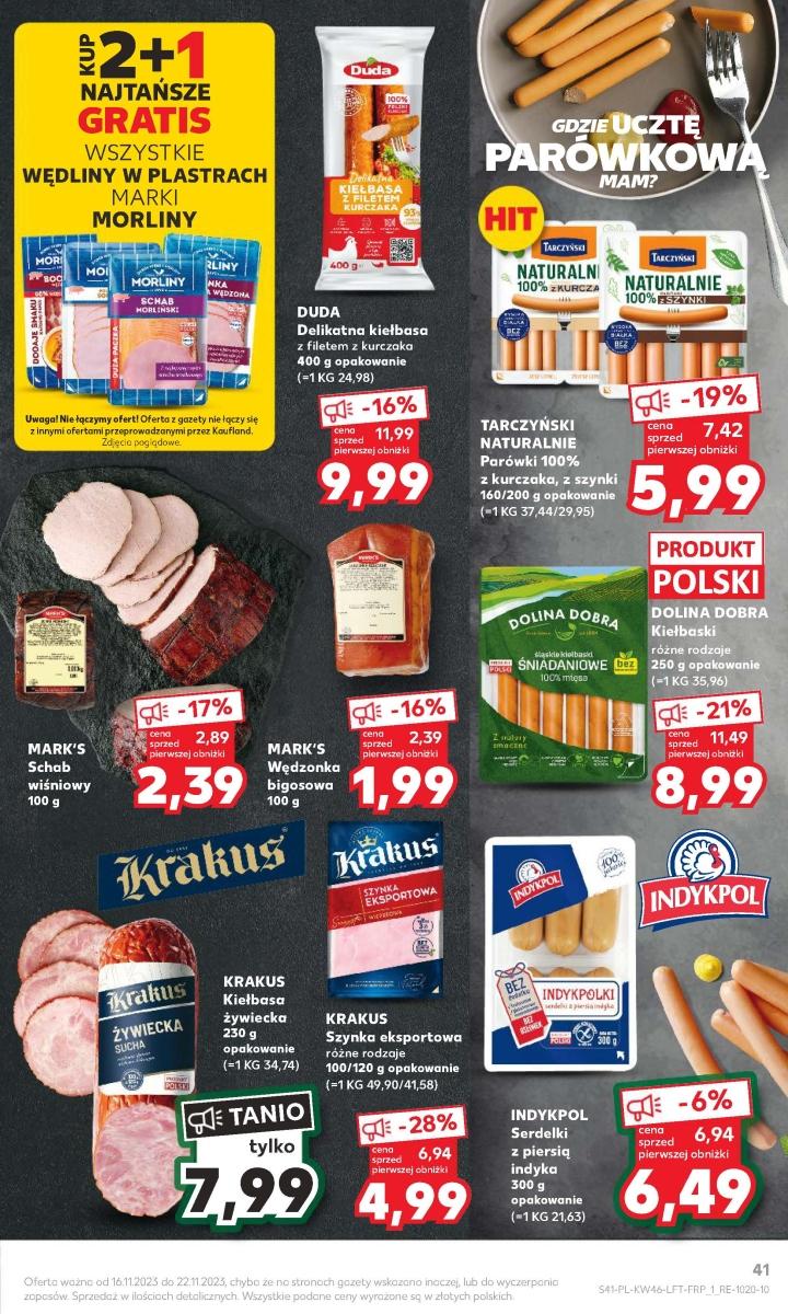 Gazetka promocyjna Kaufland do 22/11/2023 str.41