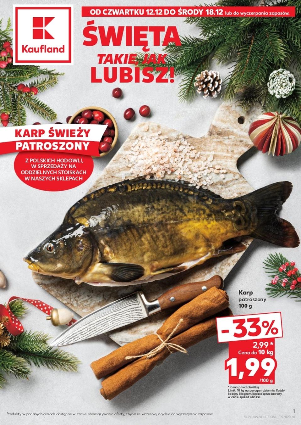 Gazetka promocyjna Kaufland do 18/12/2024 str.1