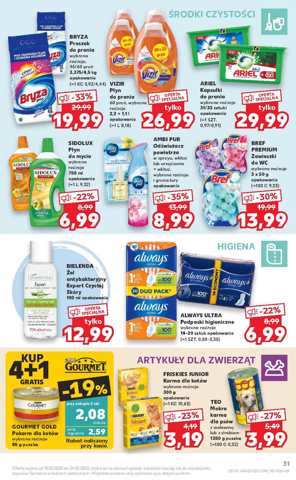 Gazetka promocyjna Kaufland do 24/06/2020 str.31