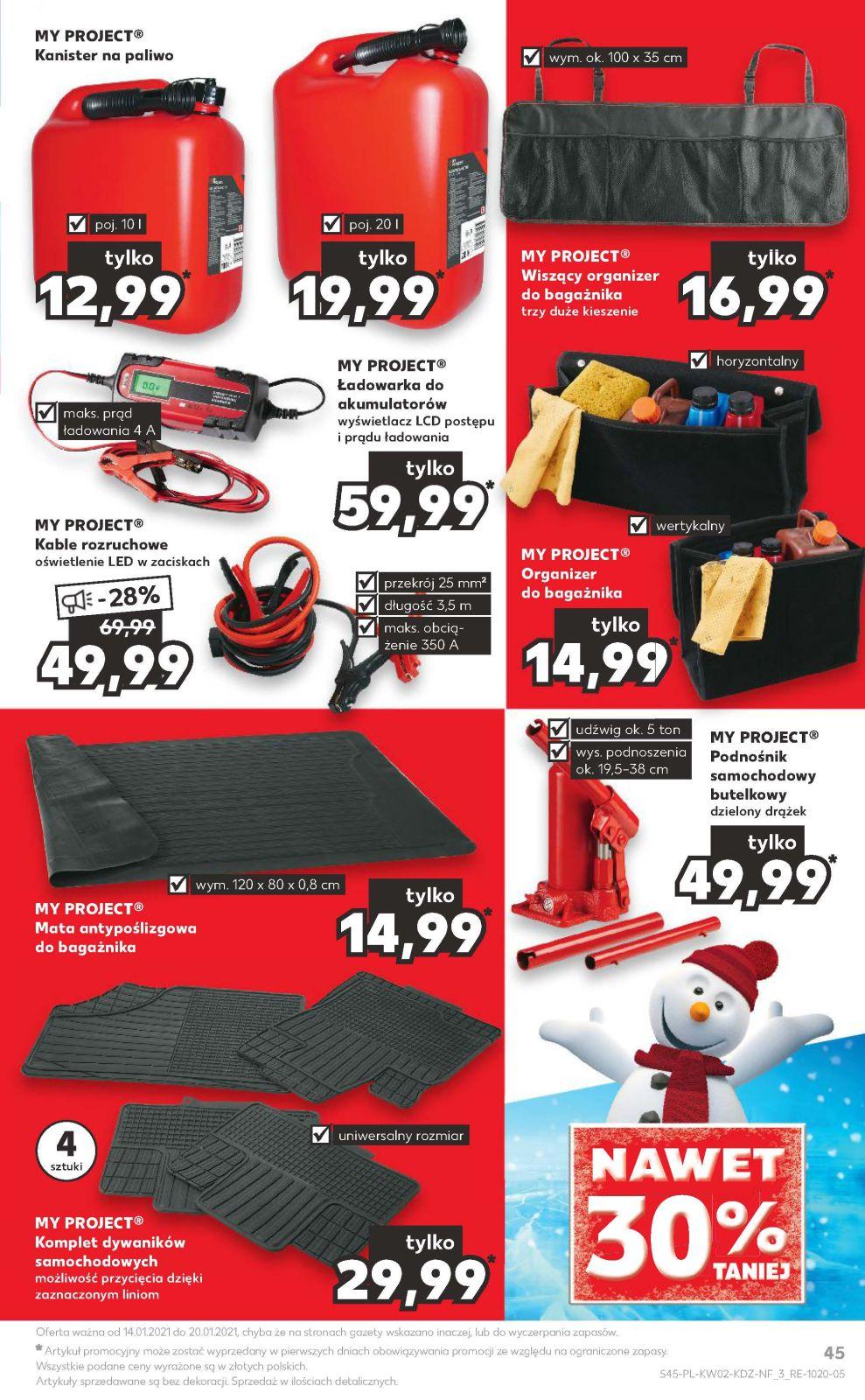 Gazetka promocyjna Kaufland do 20/01/2021 str.45