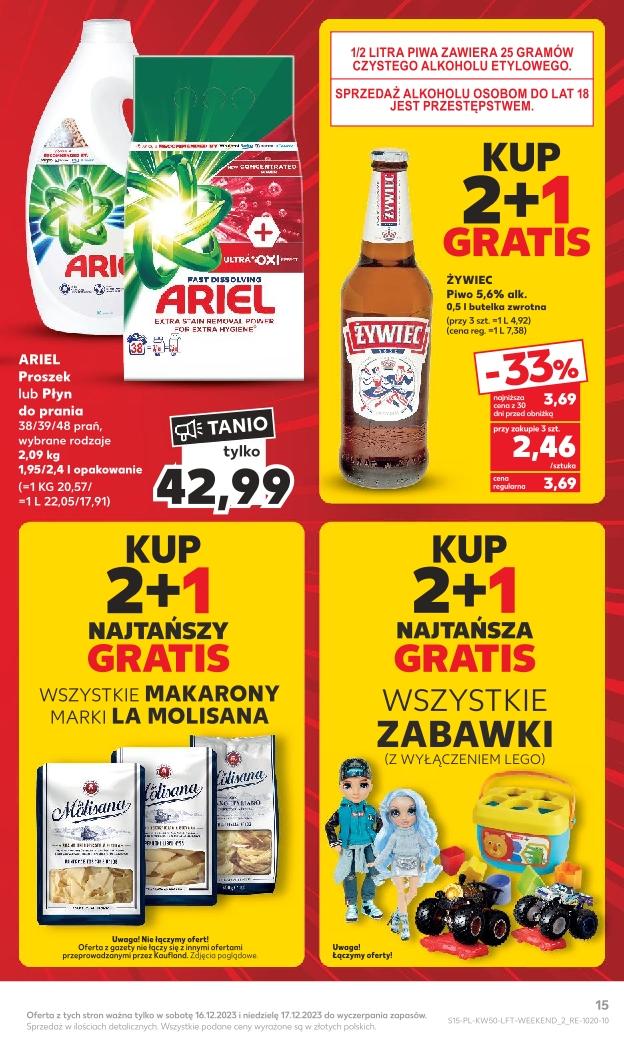 Gazetka promocyjna Kaufland do 19/12/2023 str.15