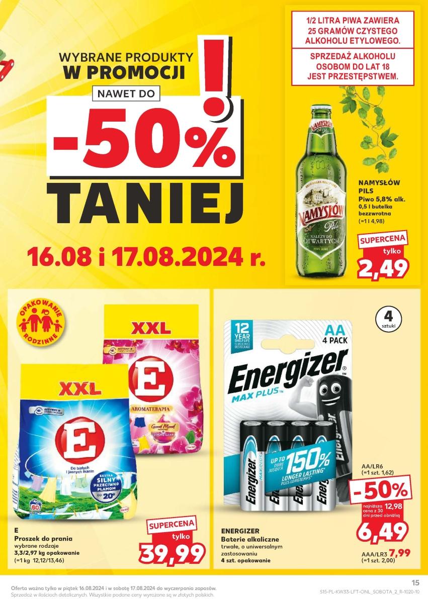 Gazetka promocyjna Kaufland do 21/08/2024 str.15