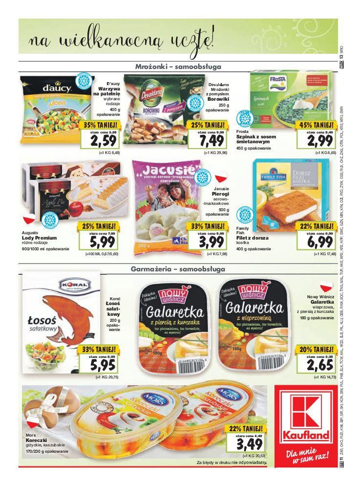 Gazetka promocyjna Kaufland do 30/03/2016 str.13