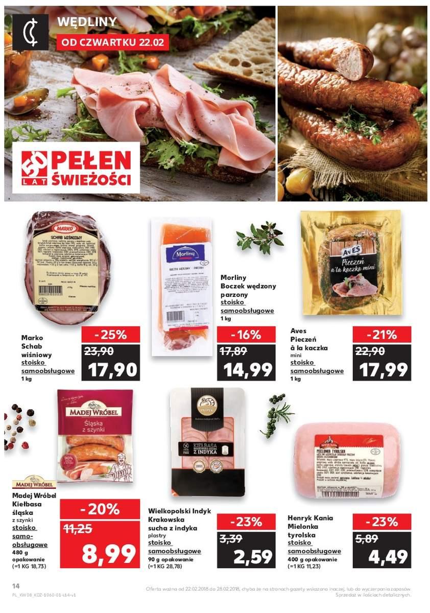 Gazetka promocyjna Kaufland do 28/02/2018 str.14