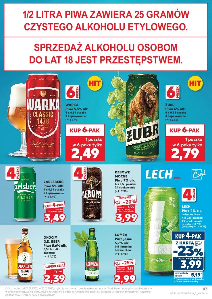 Gazetka promocyjna Kaufland do 30/07/2025 str.43