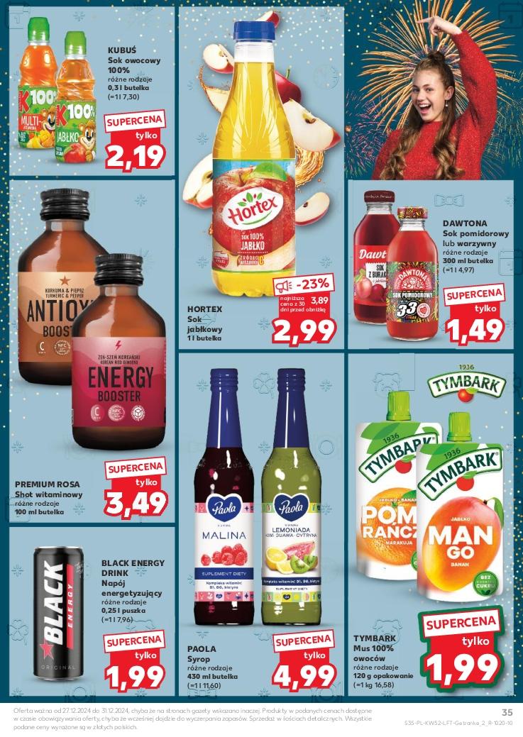 Gazetka promocyjna Kaufland do 31/12/2024 str.35