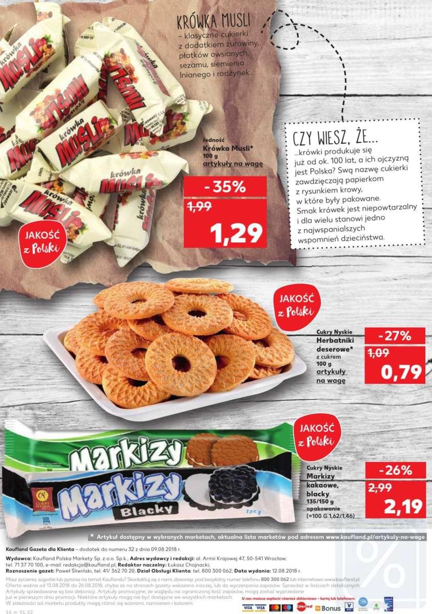 Gazetka promocyjna Kaufland do 26/08/2018 str.16