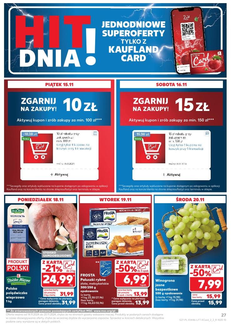 Gazetka promocyjna Kaufland do 20/11/2024 str.27