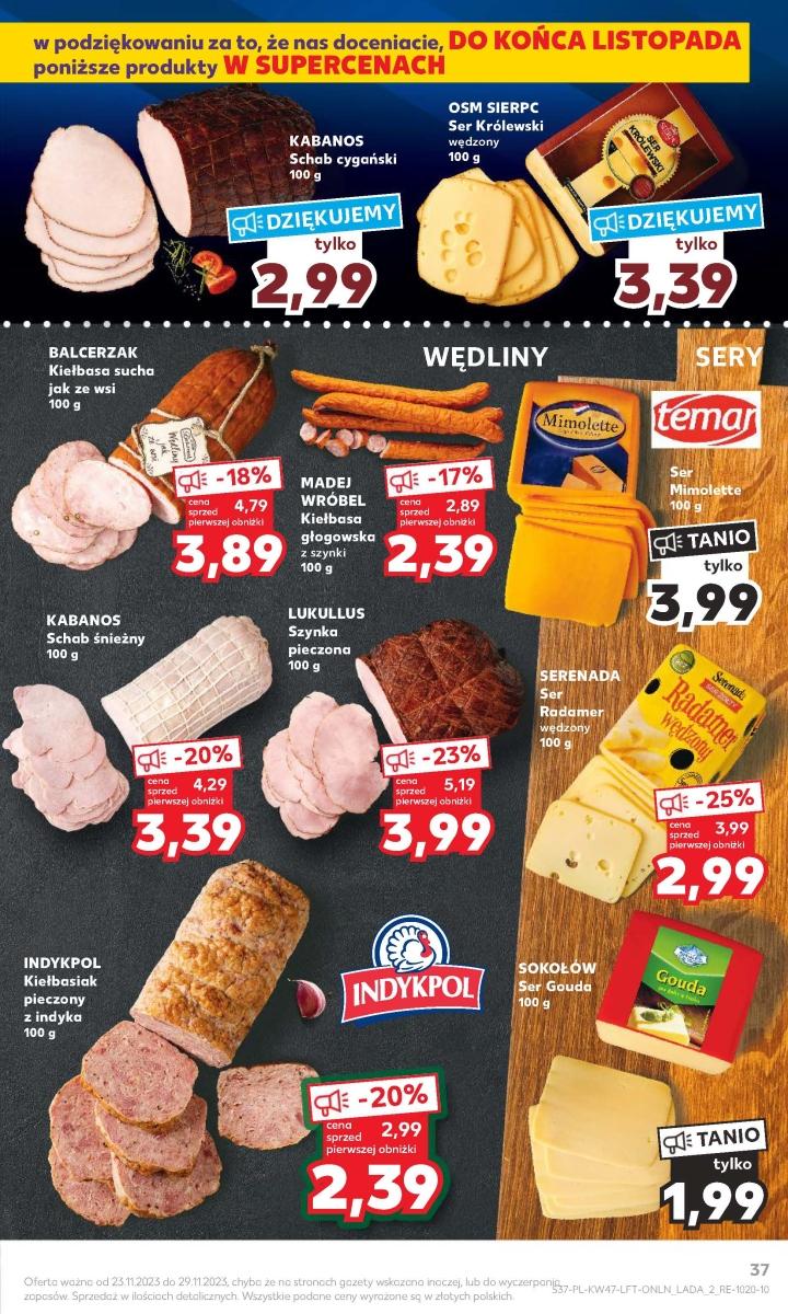 Gazetka promocyjna Kaufland do 29/11/2023 str.37