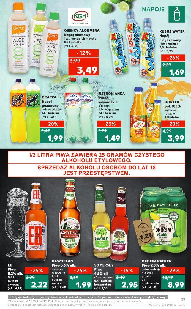 Gazetka promocyjna Kaufland do 13/11/2019 str.33