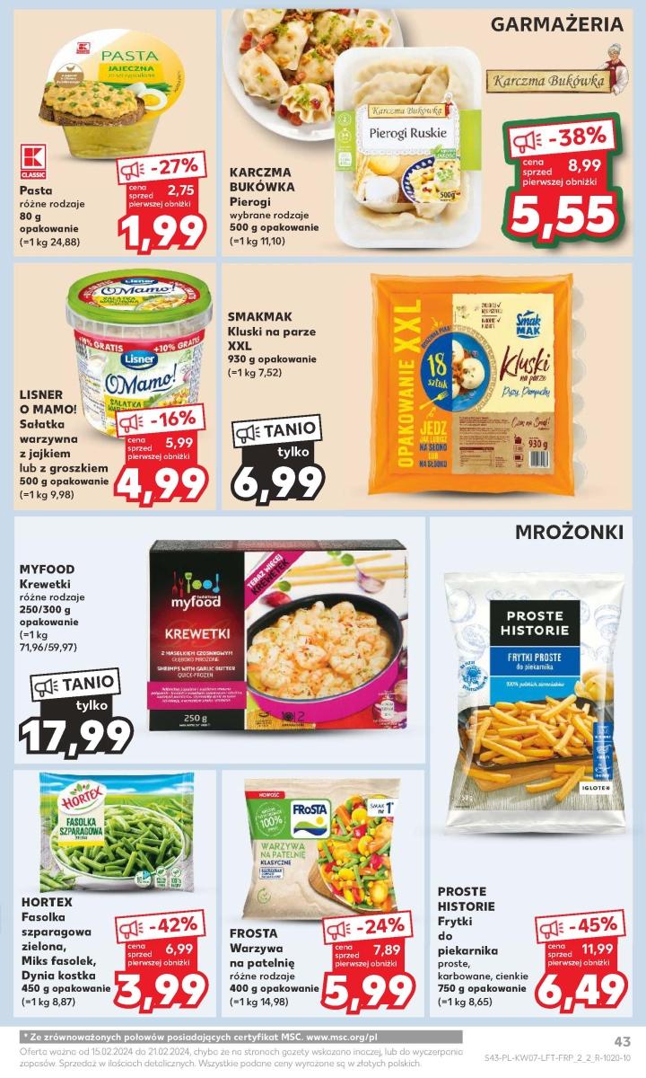 Gazetka promocyjna Kaufland do 21/02/2024 str.43