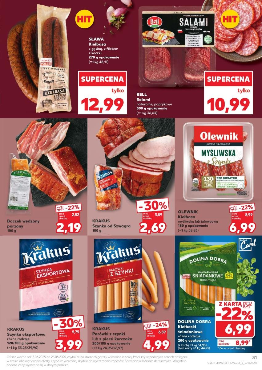 Gazetka promocyjna Kaufland do 25/06/2025 str.31