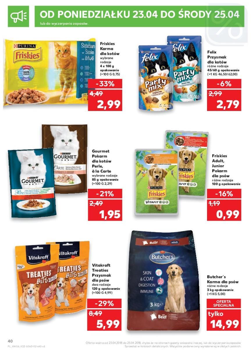 Gazetka promocyjna Kaufland do 25/04/2018 str.40