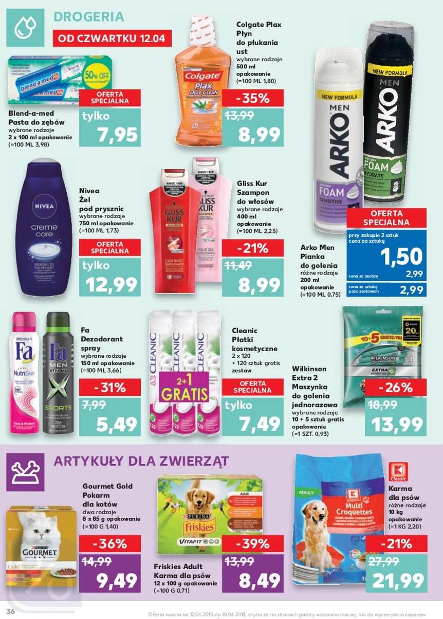 Gazetka promocyjna Kaufland do 18/04/2018 str.36