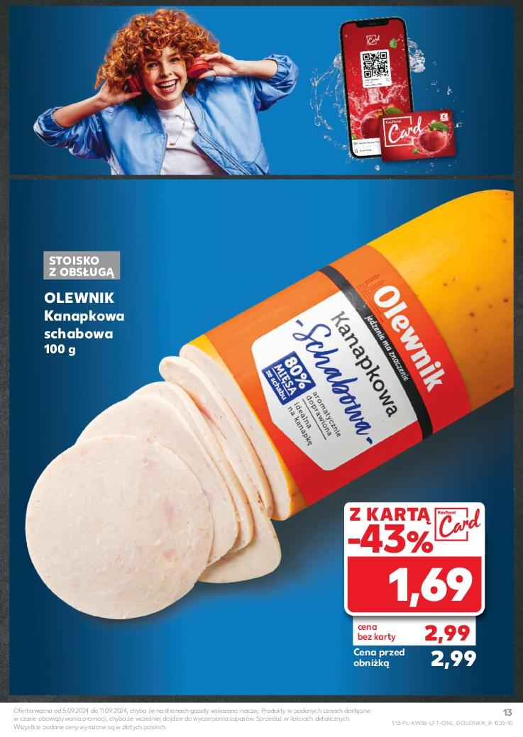 Gazetka promocyjna Kaufland do 11/09/2024 str.13