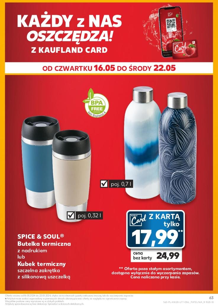 Gazetka promocyjna Kaufland do 22/05/2024 str.63