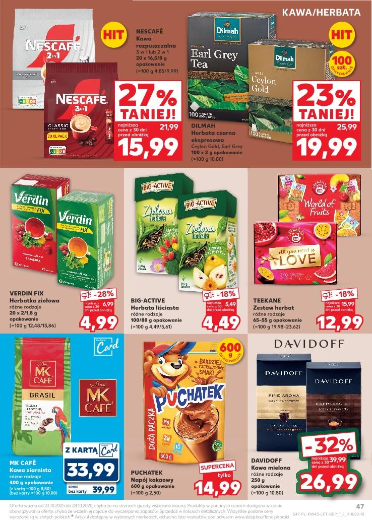 Gazetka promocyjna Kaufland do 29/10/2025 str.47