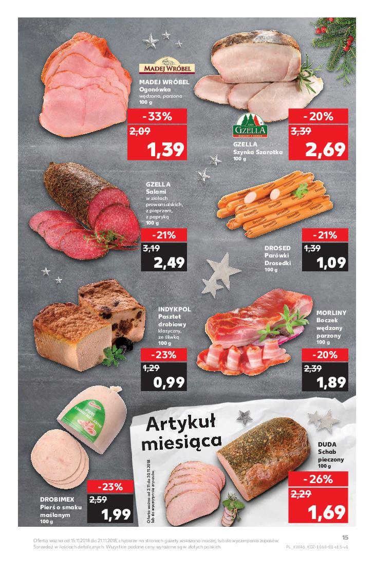 Gazetka promocyjna Kaufland do 21/11/2018 str.15