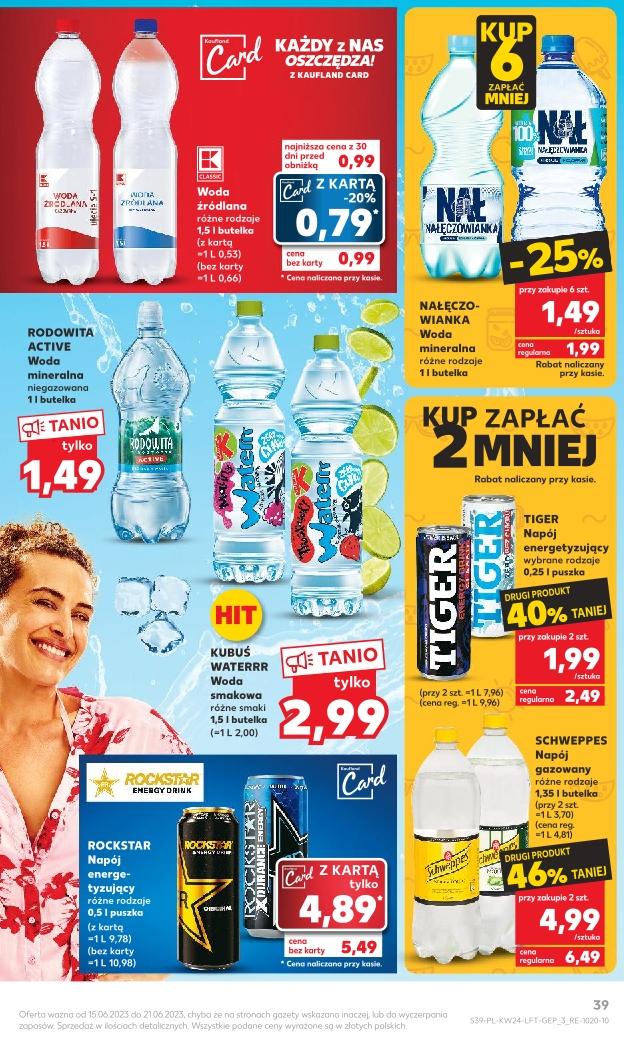 Gazetka promocyjna Kaufland do 21/06/2023 str.39