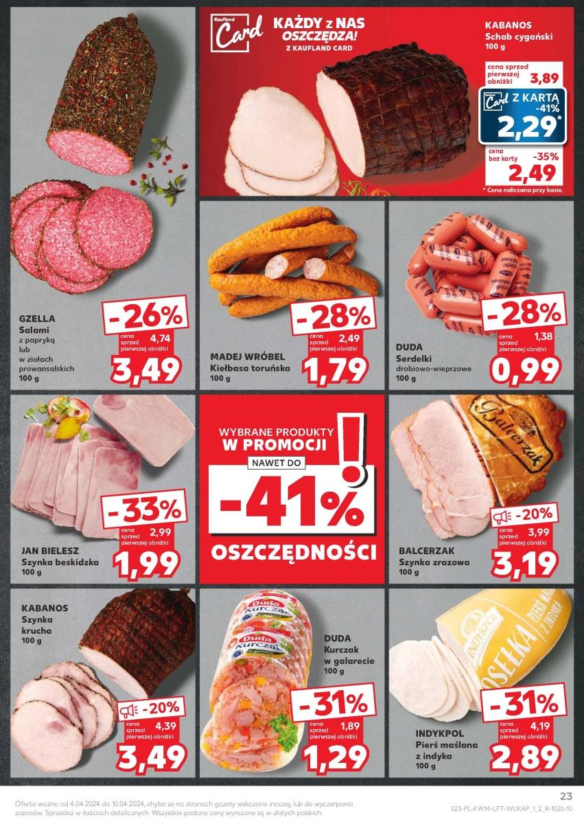 Gazetka promocyjna Kaufland do 10/04/2024 str.23