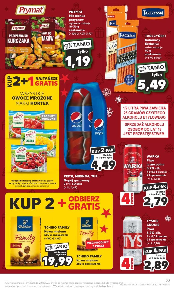 Gazetka promocyjna Kaufland do 22/11/2023 str.33