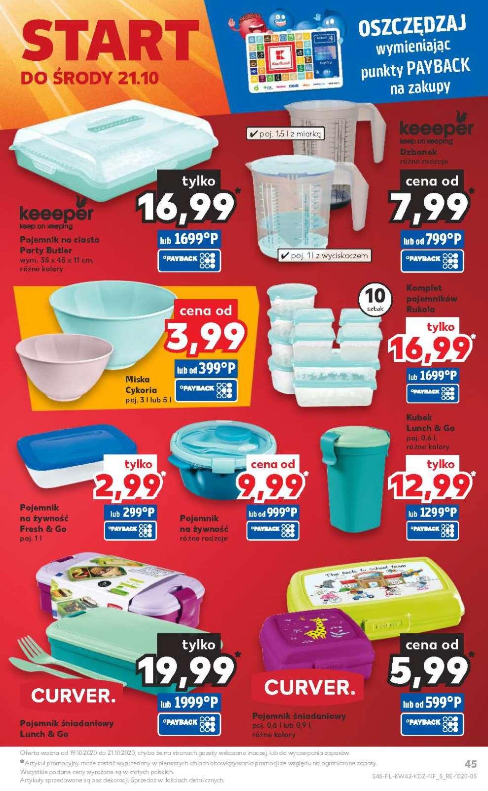 Gazetka promocyjna Kaufland do 21/10/2020 str.45