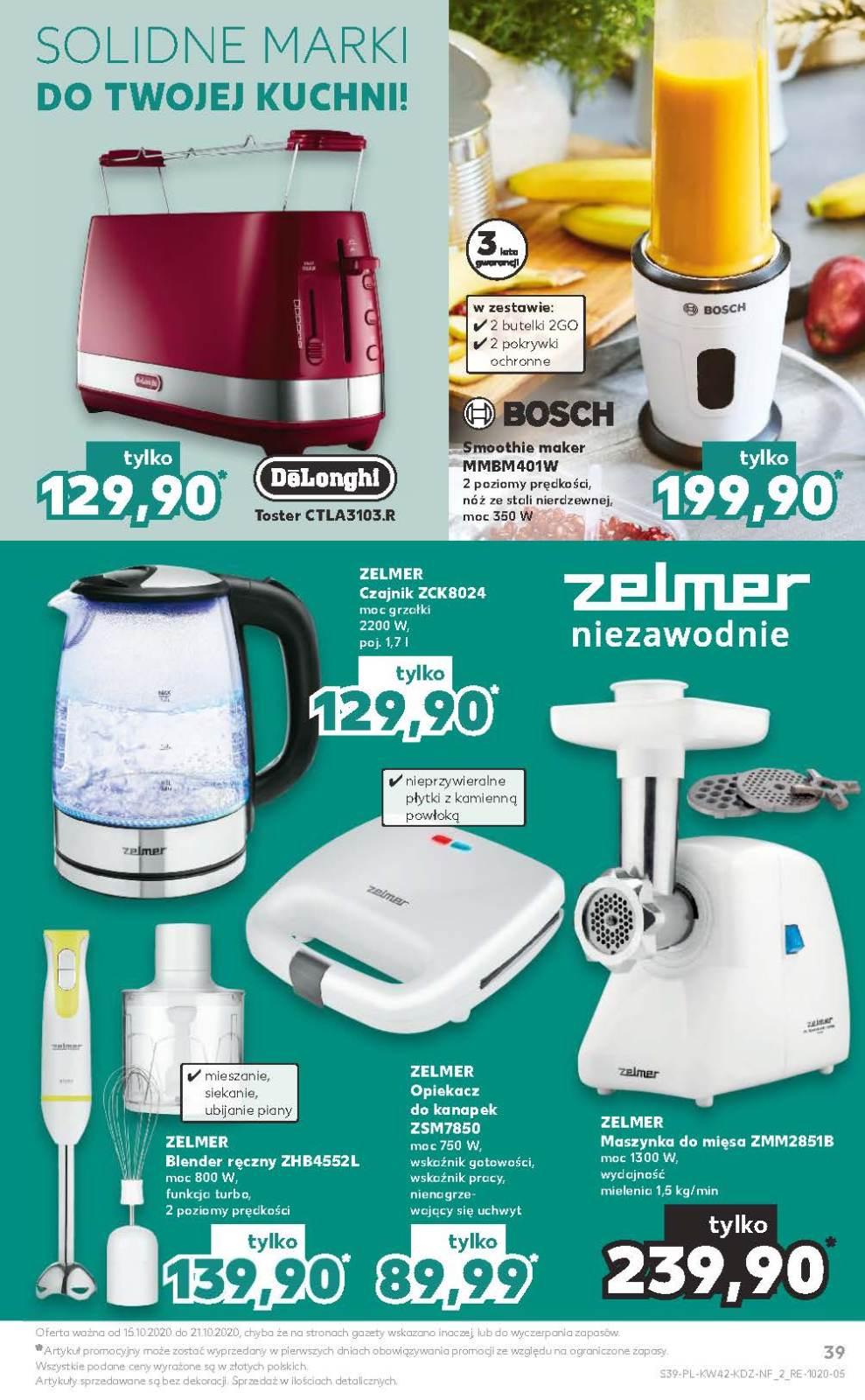 Gazetka promocyjna Kaufland do 21/10/2020 str.39