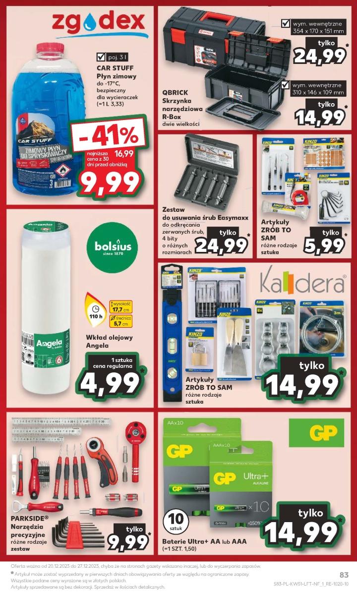 Gazetka promocyjna Kaufland do 27/12/2023 str.83