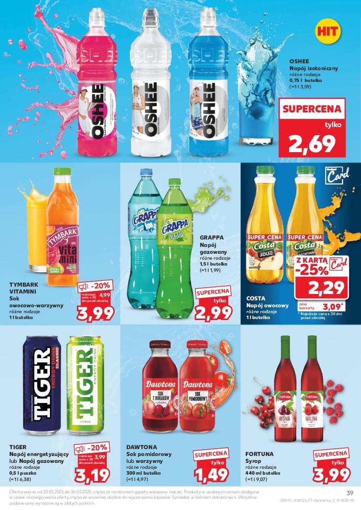 Gazetka promocyjna Kaufland do 26/03/2025 str.39