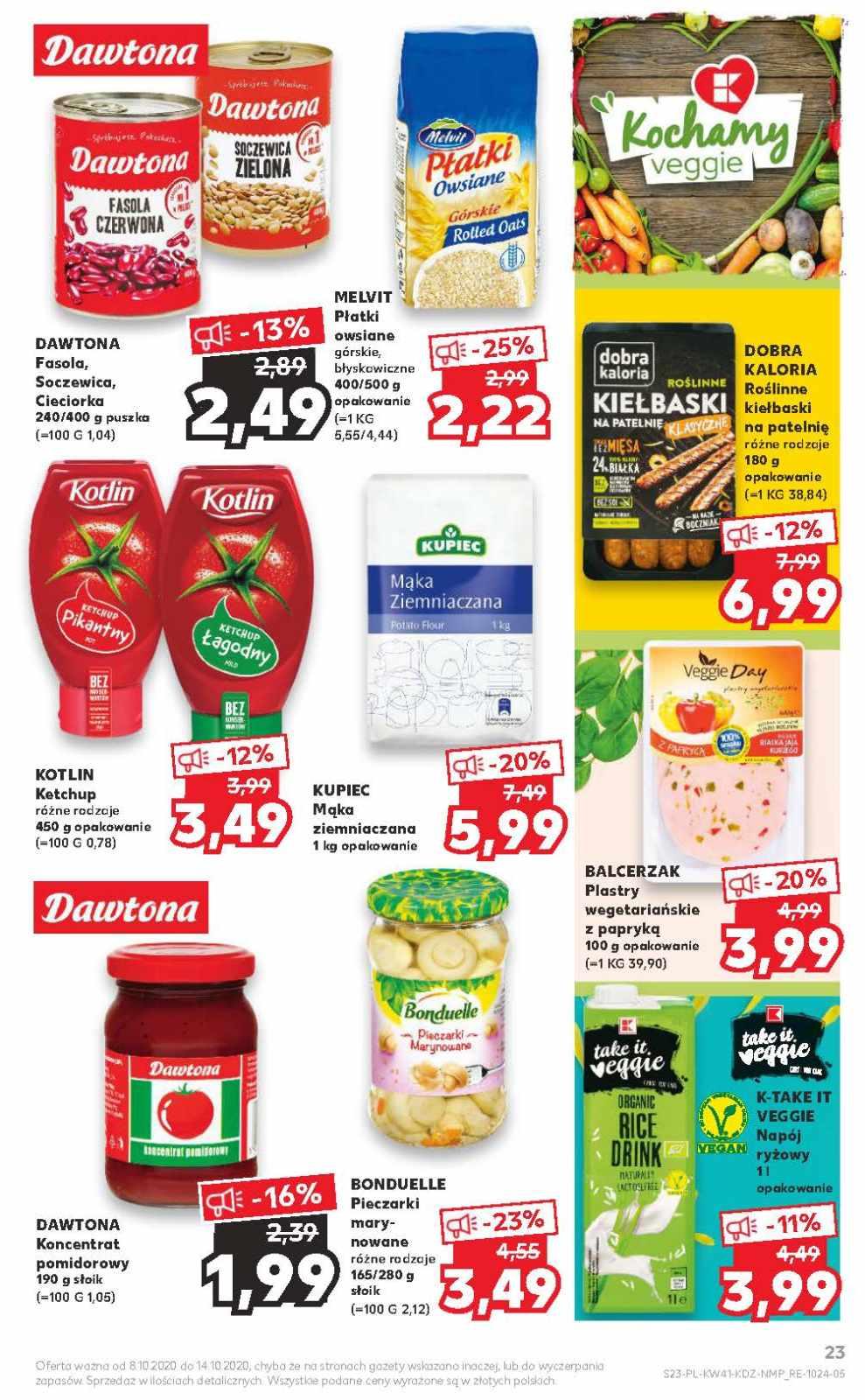 Gazetka promocyjna Kaufland do 14/10/2020 str.23