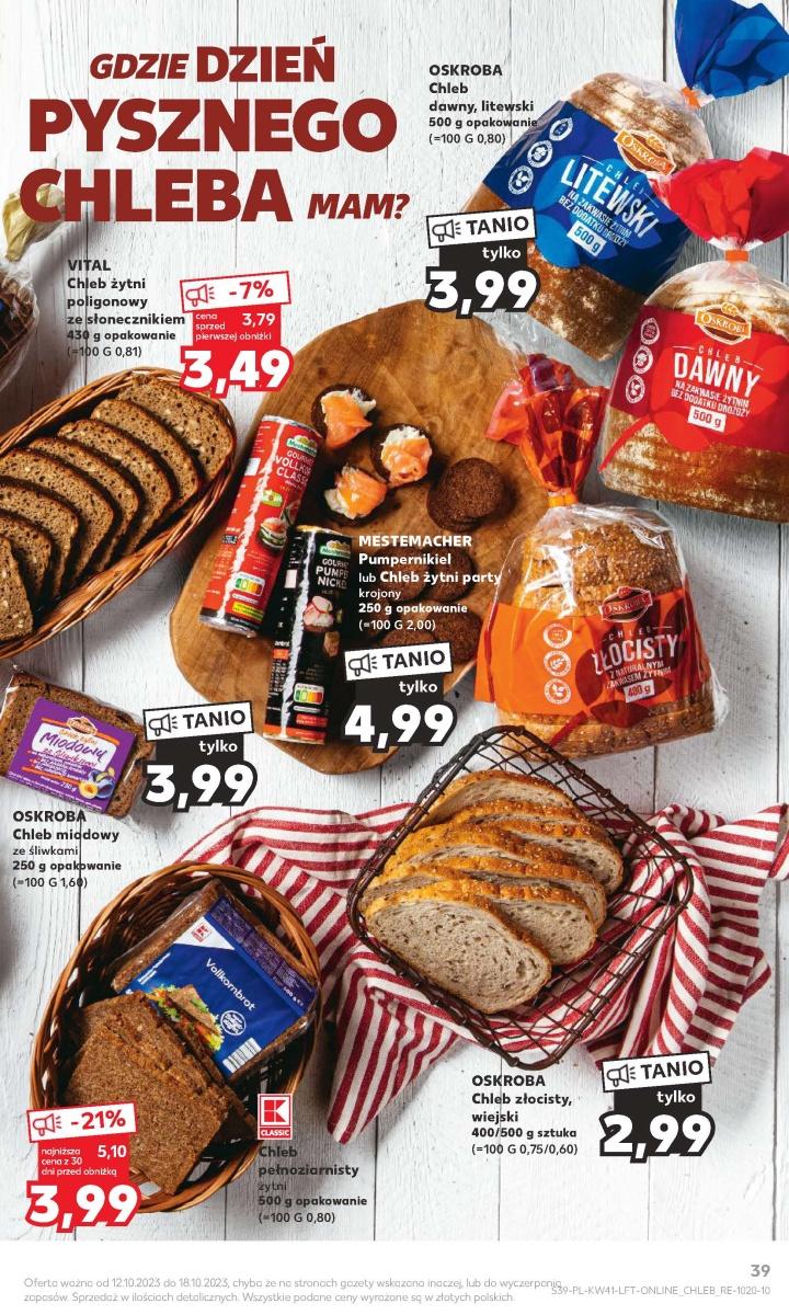 Gazetka promocyjna Kaufland do 18/10/2023 str.39