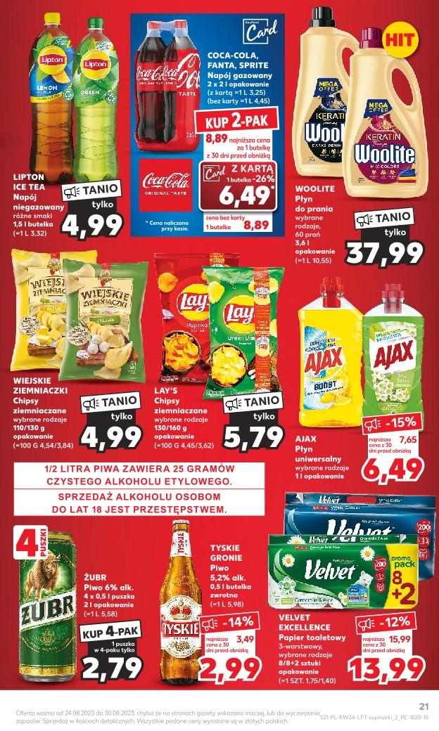 Gazetka promocyjna Kaufland do 30/08/2023 str.21