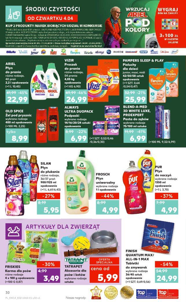 Gazetka promocyjna Kaufland do 10/04/2019 str.30