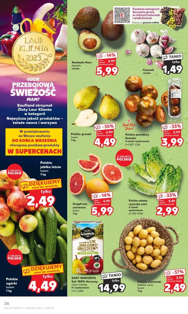 Gazetka promocyjna Kaufland do 04/10/2023 str.26