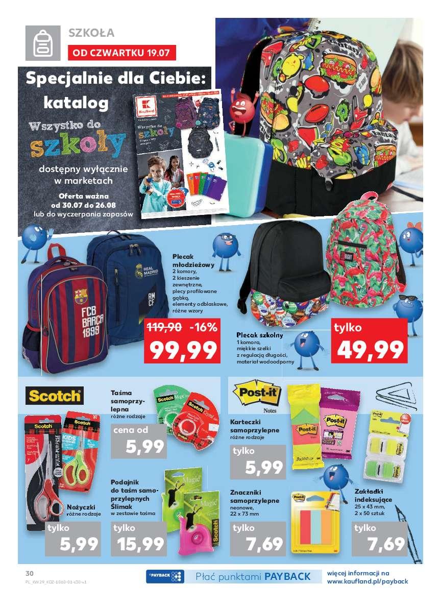 Gazetka promocyjna Kaufland do 25/07/2018 str.30