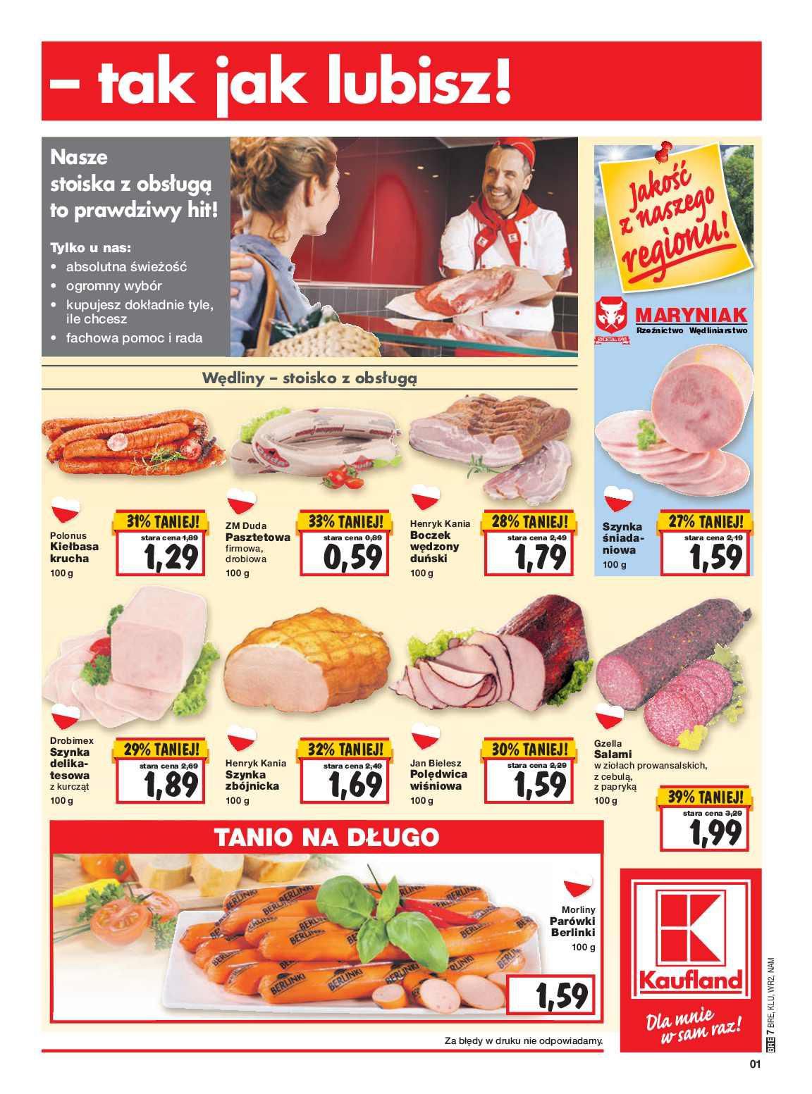 Gazetka promocyjna Kaufland do 20/01/2016 str.7