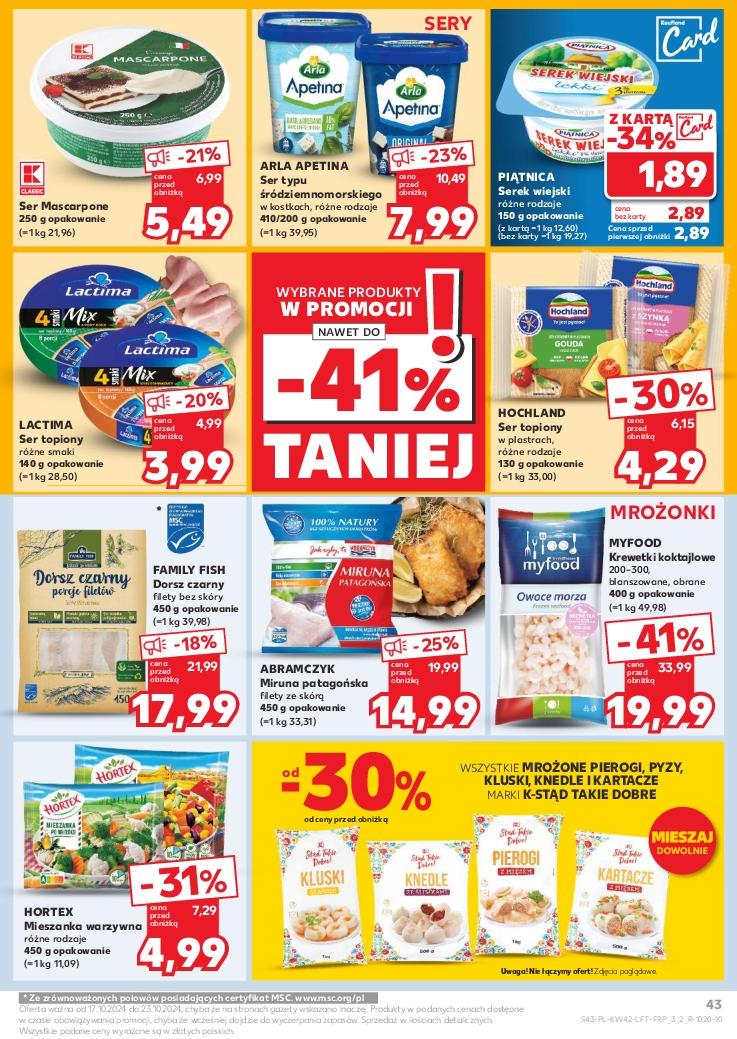 Gazetka promocyjna Kaufland do 23/10/2024 str.43