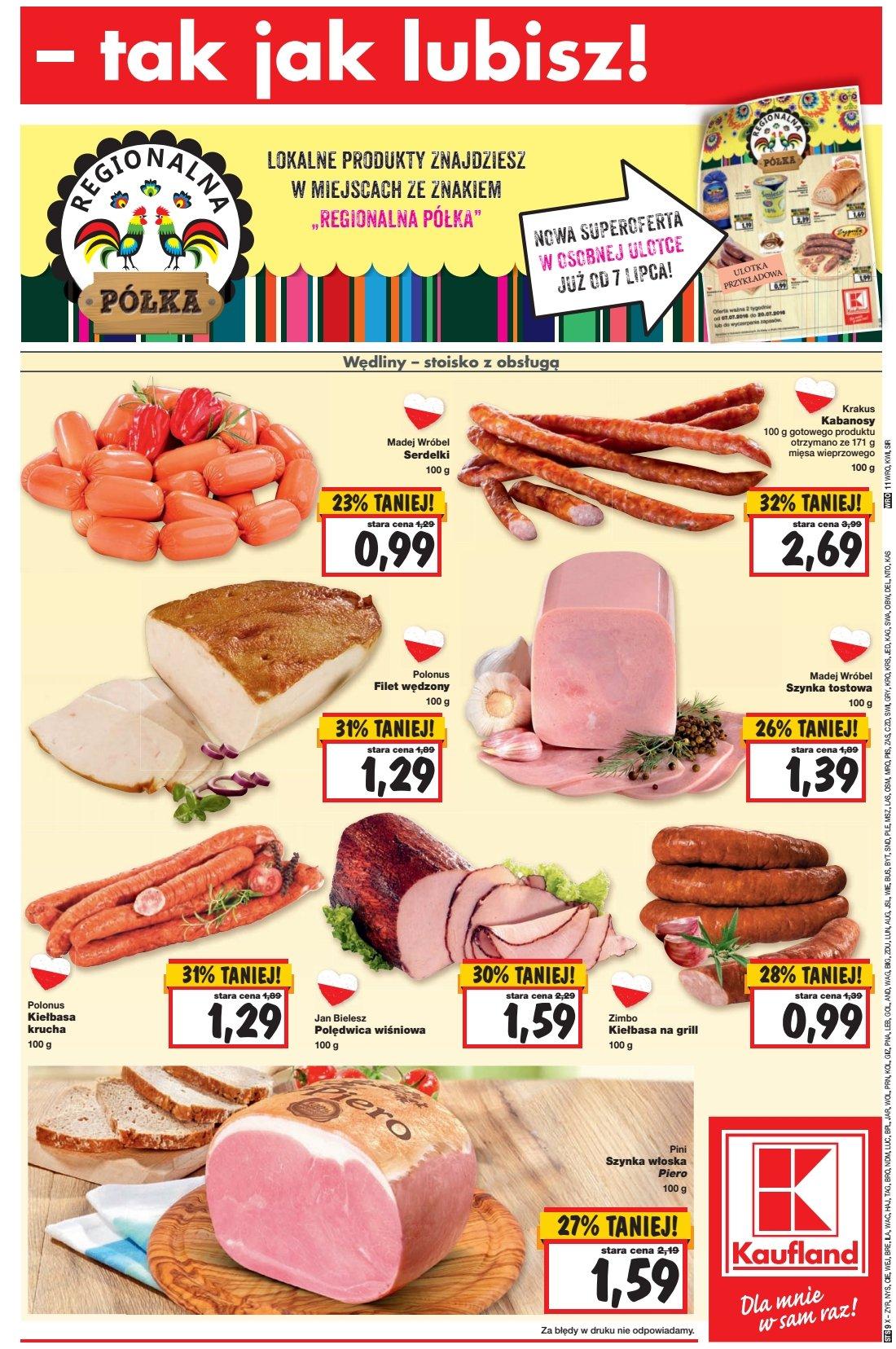 Gazetka promocyjna Kaufland do 13/07/2016 str.11