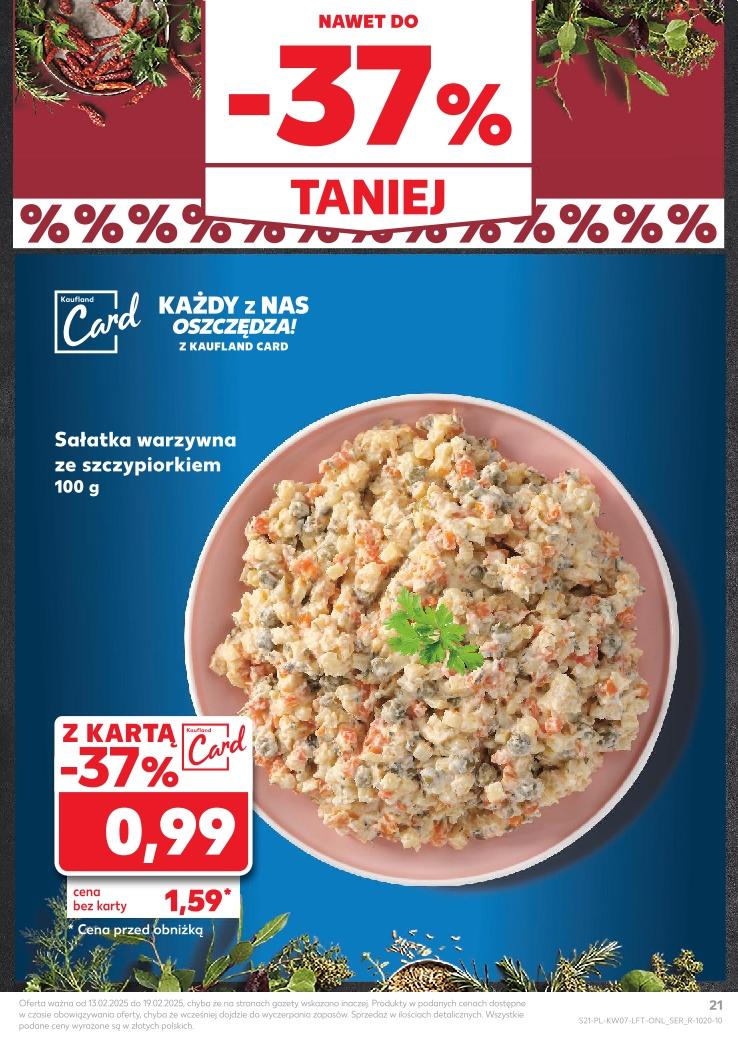 Gazetka promocyjna Kaufland do 19/02/2025 str.21