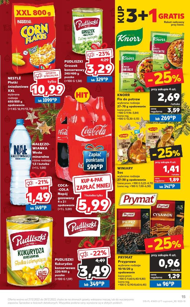 Gazetka promocyjna Kaufland do 28/12/2022 str.15