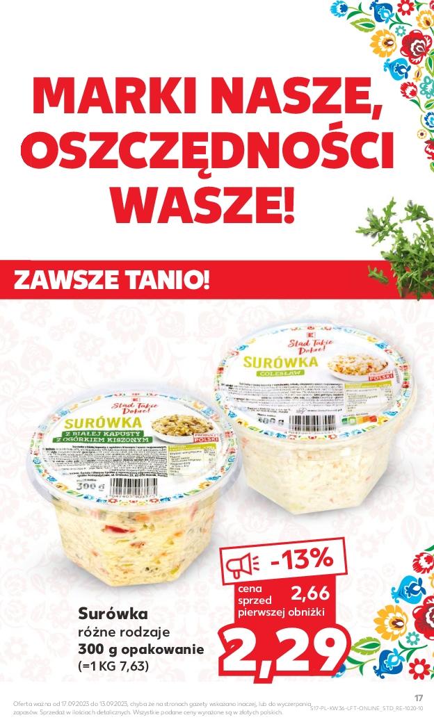 Gazetka promocyjna Kaufland do 13/09/2023 str.17