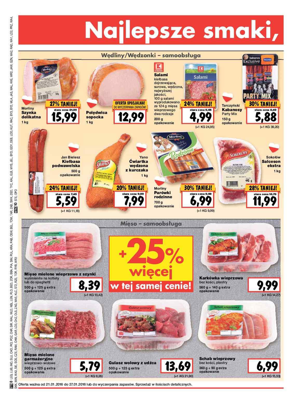 Gazetka promocyjna Kaufland do 27/01/2016 str.8