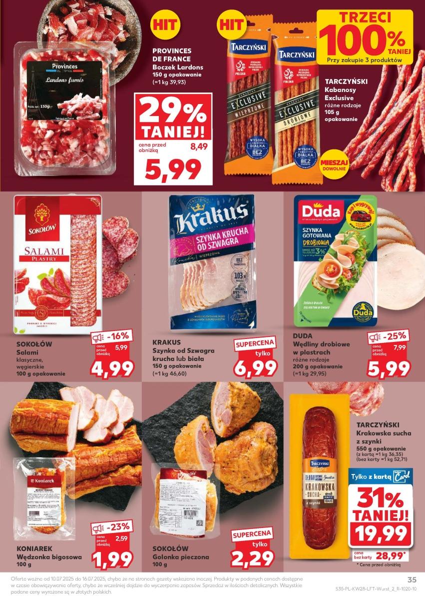 Gazetka promocyjna Kaufland do 16/07/2025 str.35